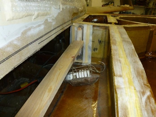 Sight gage microed in place