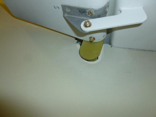 Filled in and sanded