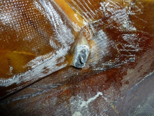 Anchor nut on aluminum plate