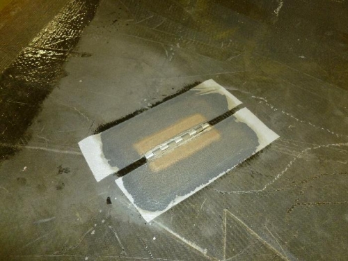 T88 & flox with 2 bids & peel-ply