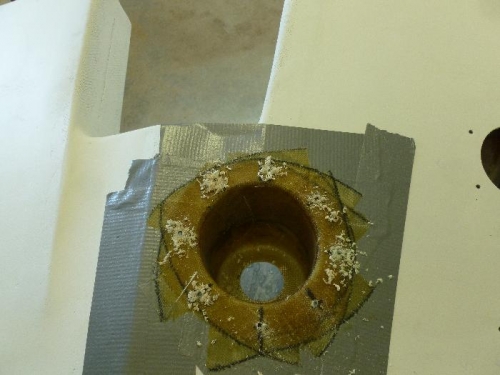 Drilled before removing