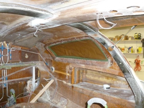 Pilot side window frame