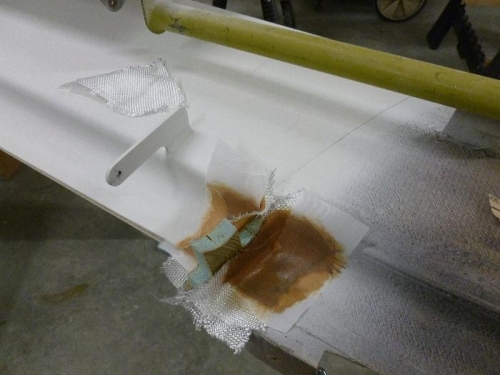 2 bid this side & peel-ply