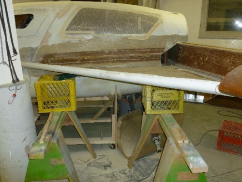 Strake cut to fit fuselage