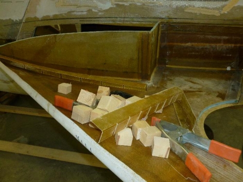 Getting flanges ready to go on