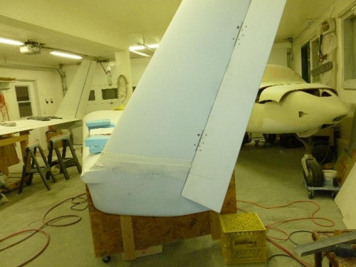 Winglet cut for rudder