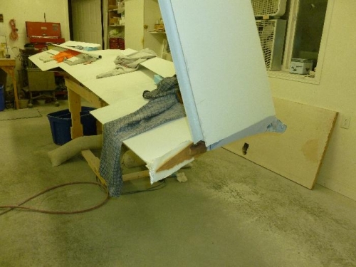 Wells primed with brush