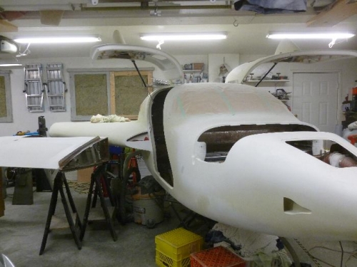 Once again things get moved in the shop.