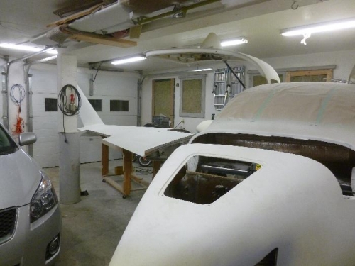 Wing ready to go out to hanger.