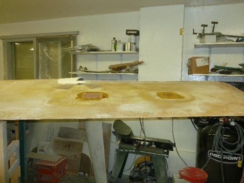 Repairs are done and ready for filling