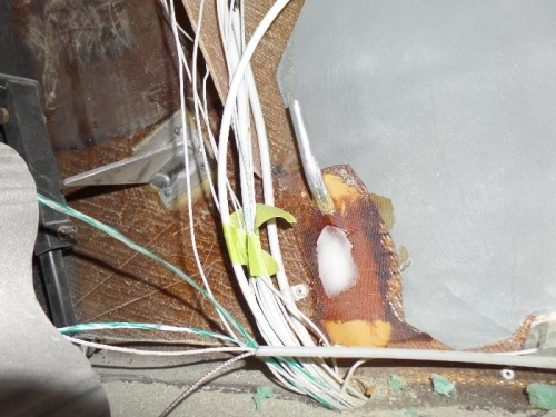 Static port on Co-pilot side.