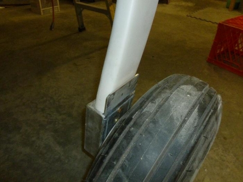 Upper shield tig welded on.