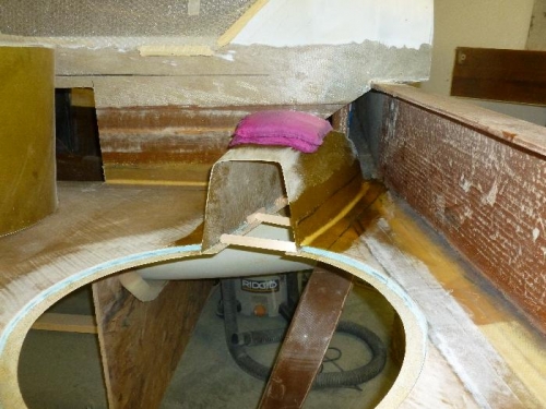 One side ready for peel-ply