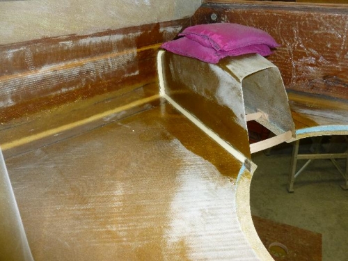 Fillet done after I painted resin