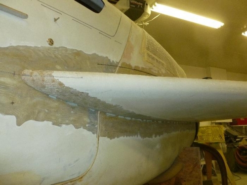 Bondo prep for lay-up