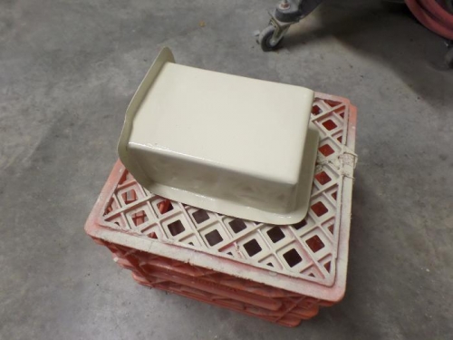 Trim box has primer on it.