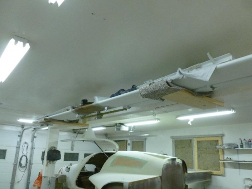 Canard Stowed with rudders, ailerons