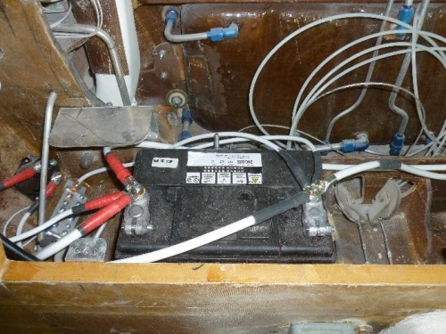 Connected to battery