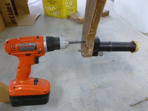 Rimed out the holes to fit.