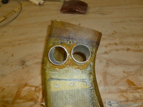 Heater tubes attached