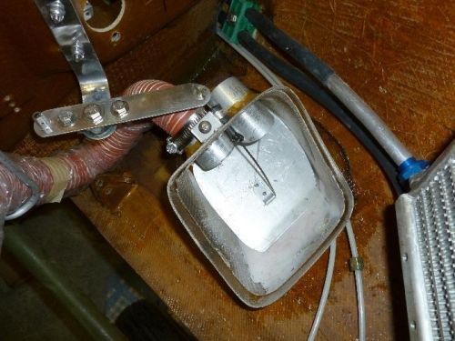 Heater closed for cabin heat