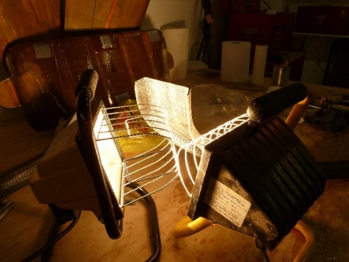 Heating the beam 20 min max