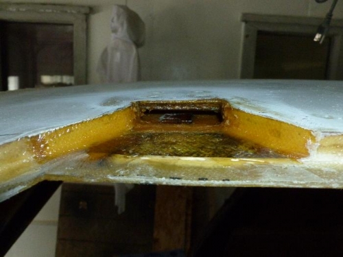 More hinge area work