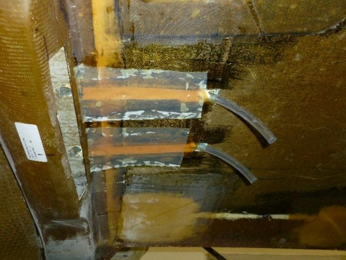 Wire tubes in place.