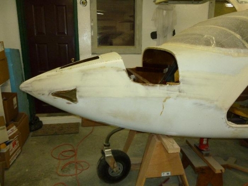 Sand and re-apply filler