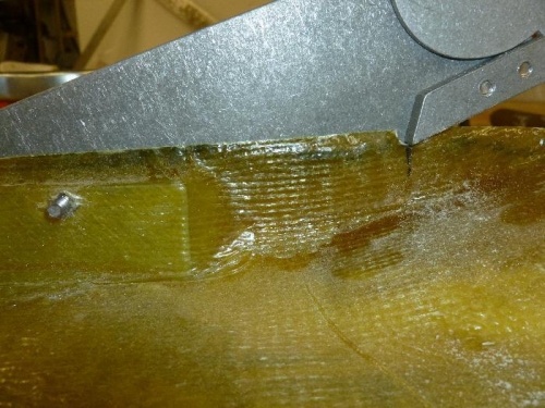 file out some to have plate go down