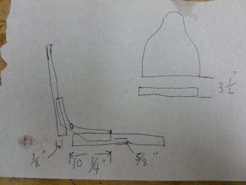 Crude drawing caveman like