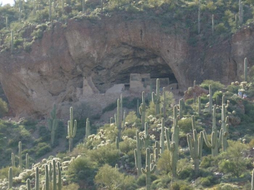 Old dwelling in the rocks