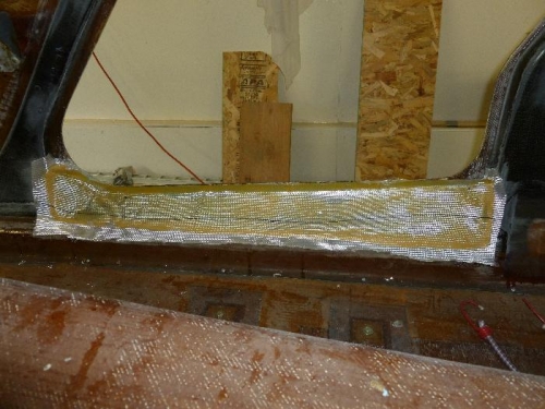 Co-Pilot side ready for resin