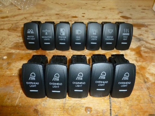 My switches for overhead air /lighting