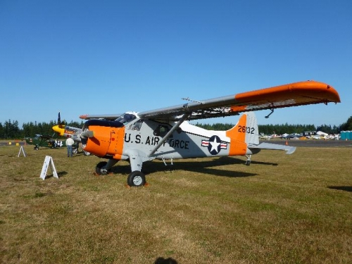 Restored military plane