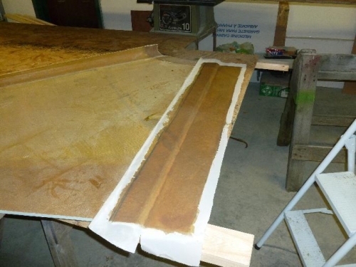 2 bid lay-up and peel-ply