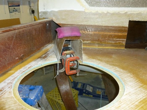 Prep for leg cover bid work