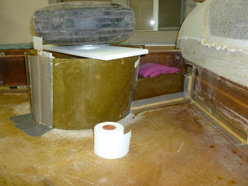 Wheel well was added too and leg cover done