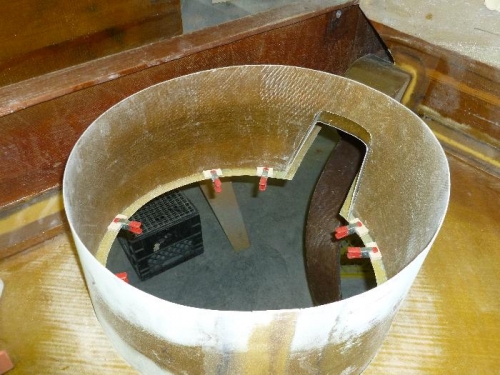 Wood blocks and clamps to hold into place