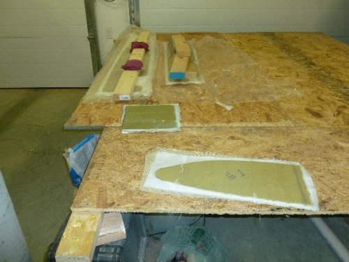 Lay-up on fuel side of bulkheads