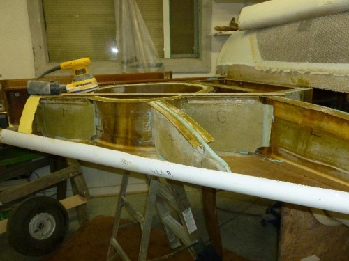 Bondo added to hold in place