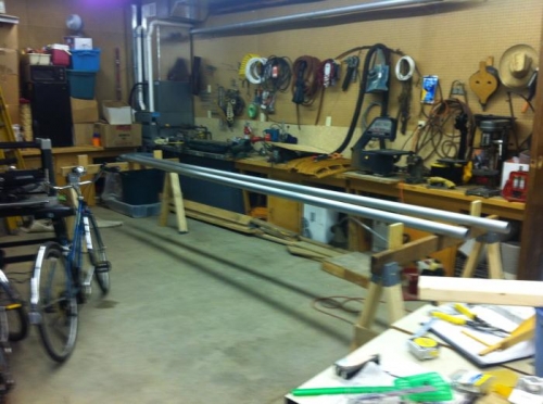 Setup of wing jig