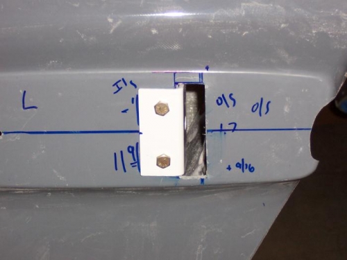 L side centered per plan; verified by measurement