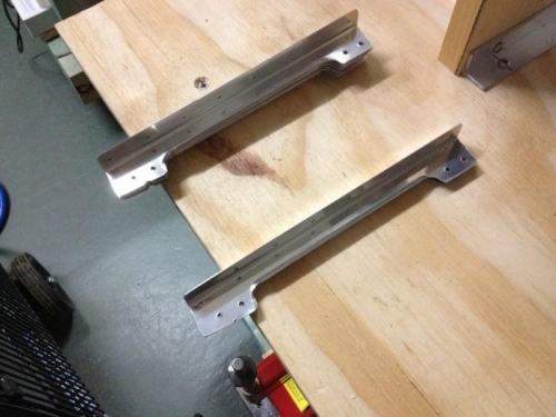 Two piles of E-1008A parts