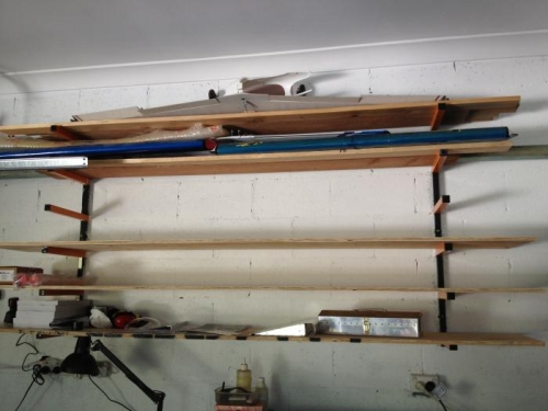 Triton Wood Store with Ply Shelves