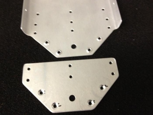 Front Spar and Doubler Countersunk/Dimpled