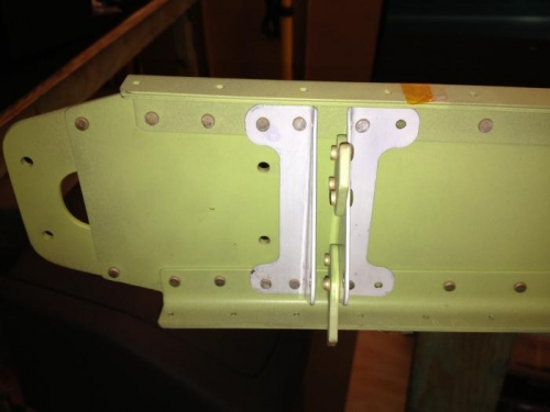 Completed Rivets for Bottom Hinge