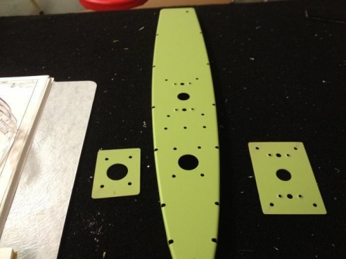 Top of the replacement Rudder Rib