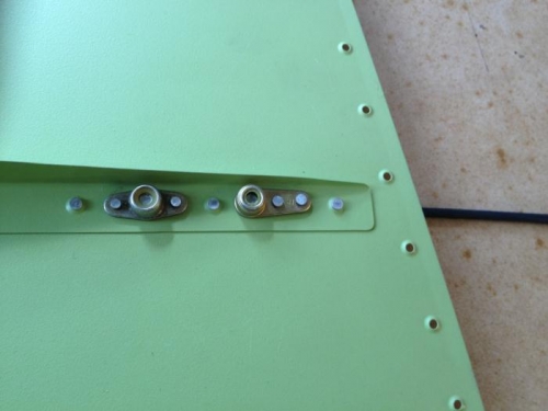 Not so easy - Used Back rivet plate and hammer and nail punch