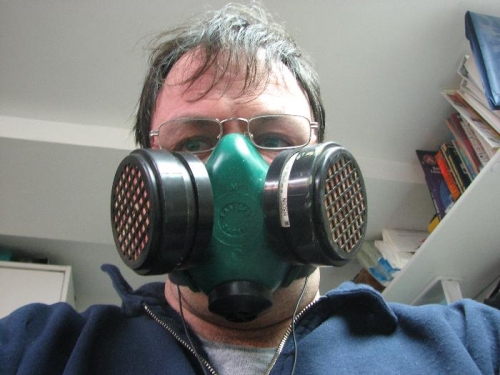 Breathing protection from zinc chromate primer